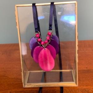 Tagua Nut purple(s) necklace